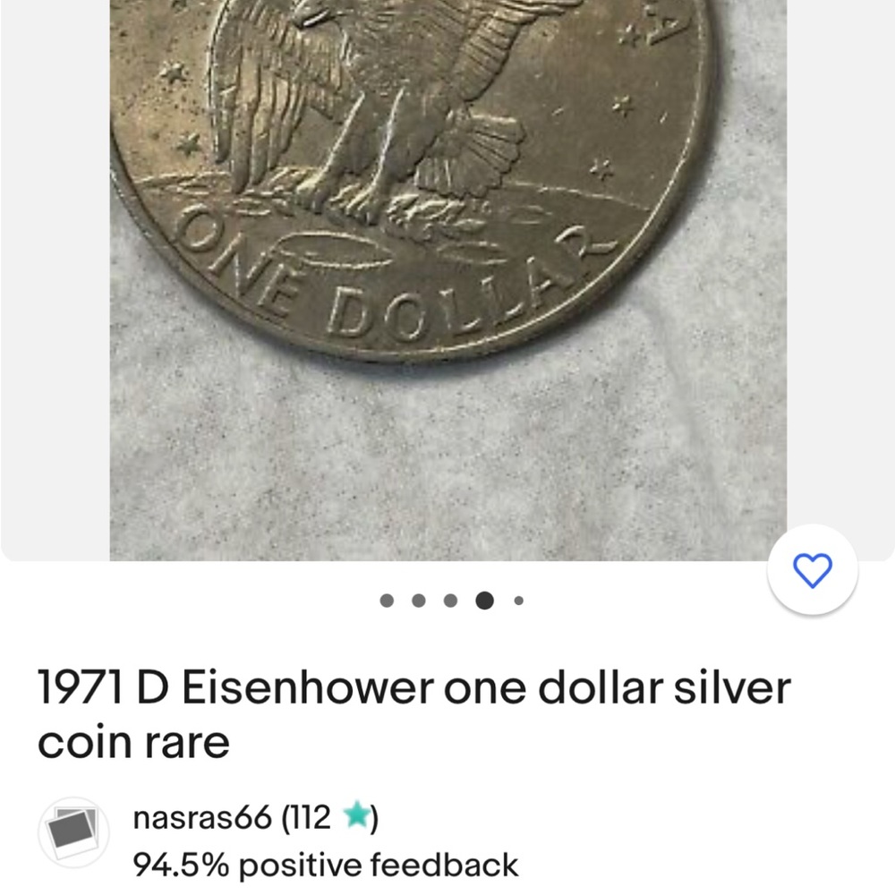 One dollar 1971 - Picture 7 of 8